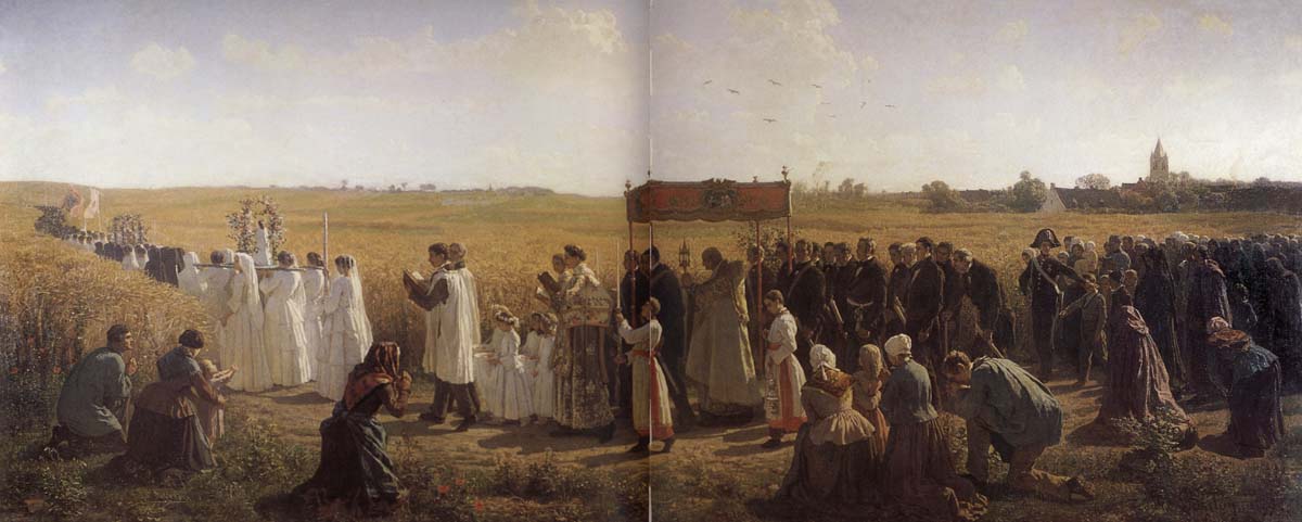 Jules Breton La Benediction des bles en Artois